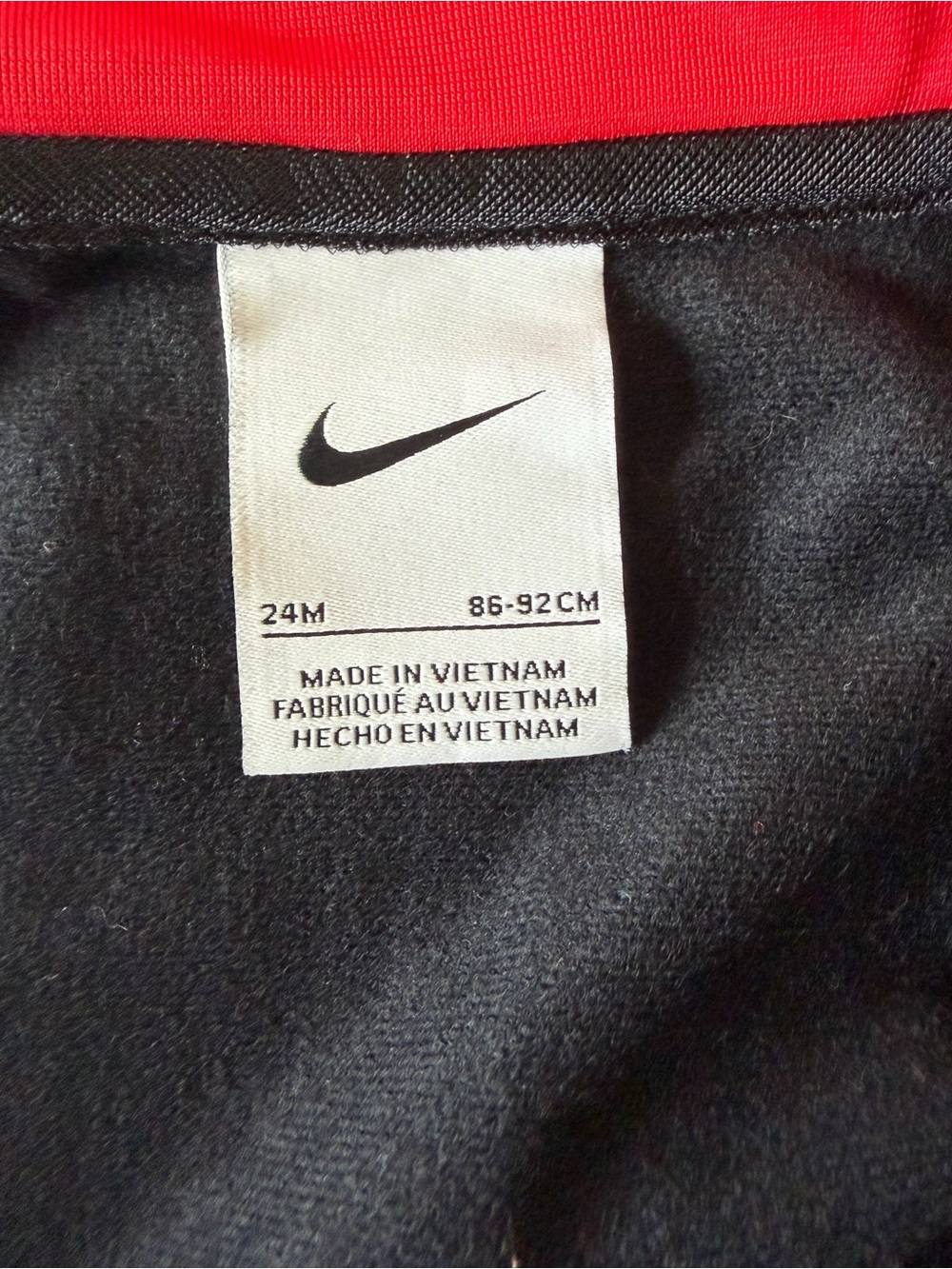 Nike Black & Red Toddler Athletic Track Set - Picture 3 of 6